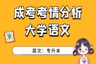 2021年北京成考专升本《大学语文》通关视频