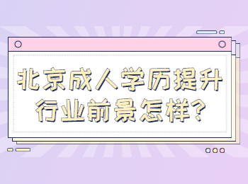 北京成人学历提升行业前景怎样