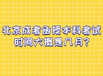 北京成考函授本科考试时间