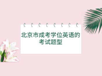 北京市成考学位英语