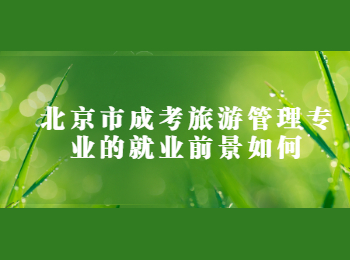 北京市成考旅游管理专业